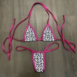 Jack Skellington thong bikini set